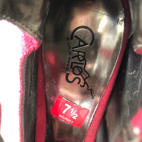 Carlos Santana Libation suede heels. - Picture 4 of 8